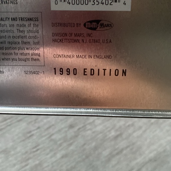 1989 Snickers radio tin - Picture 4 of 5